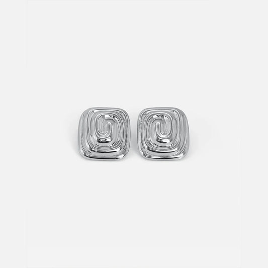 Twisted Spiral Earrings