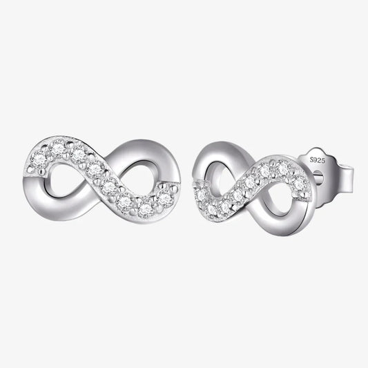 Boucles d’oreilles clous Infini Scintillant
