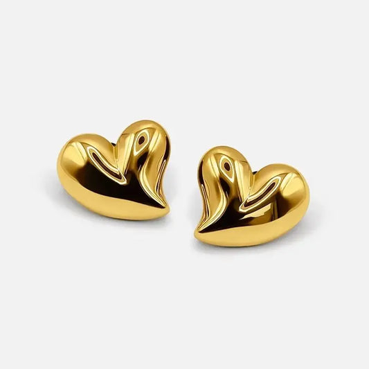 Boucles d'oreilles clous en or « Lover’s »