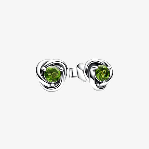 Boucles d'oreilles clous pierre de naissance août