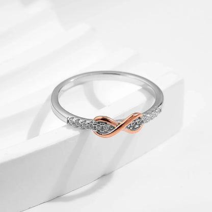 Bague Infini Rose Éternelle