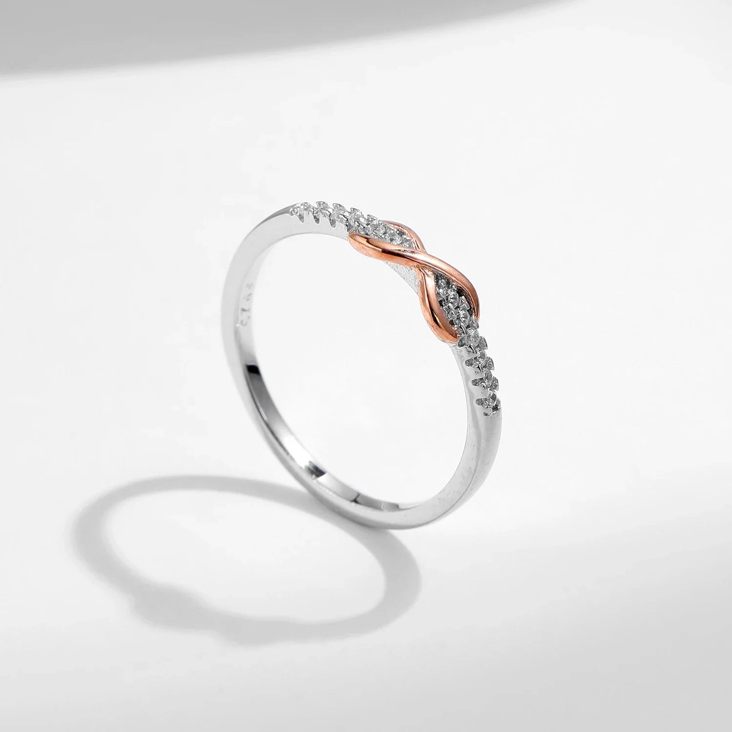 Bague Infini Rose Éternelle