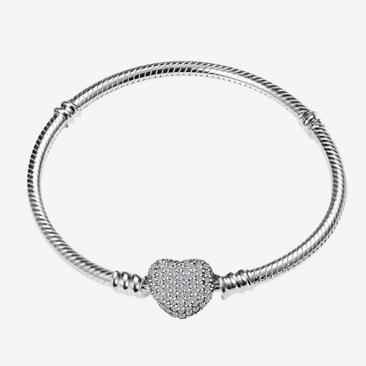 Bracelet Cœur Étincelant