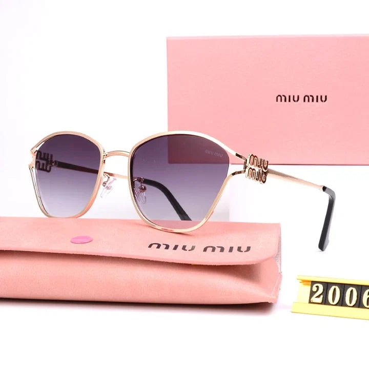 Luxury Brand Oval Sunglasses for Women